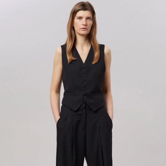 The Frankie Shop Gelso Waistcoat - Picture 1 of 10